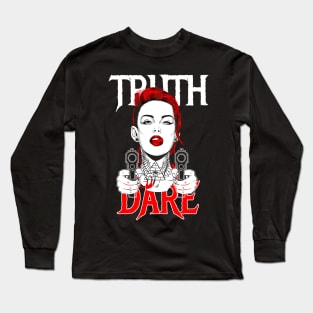 Truth or Dare Robbery Game Long Sleeve T-Shirt